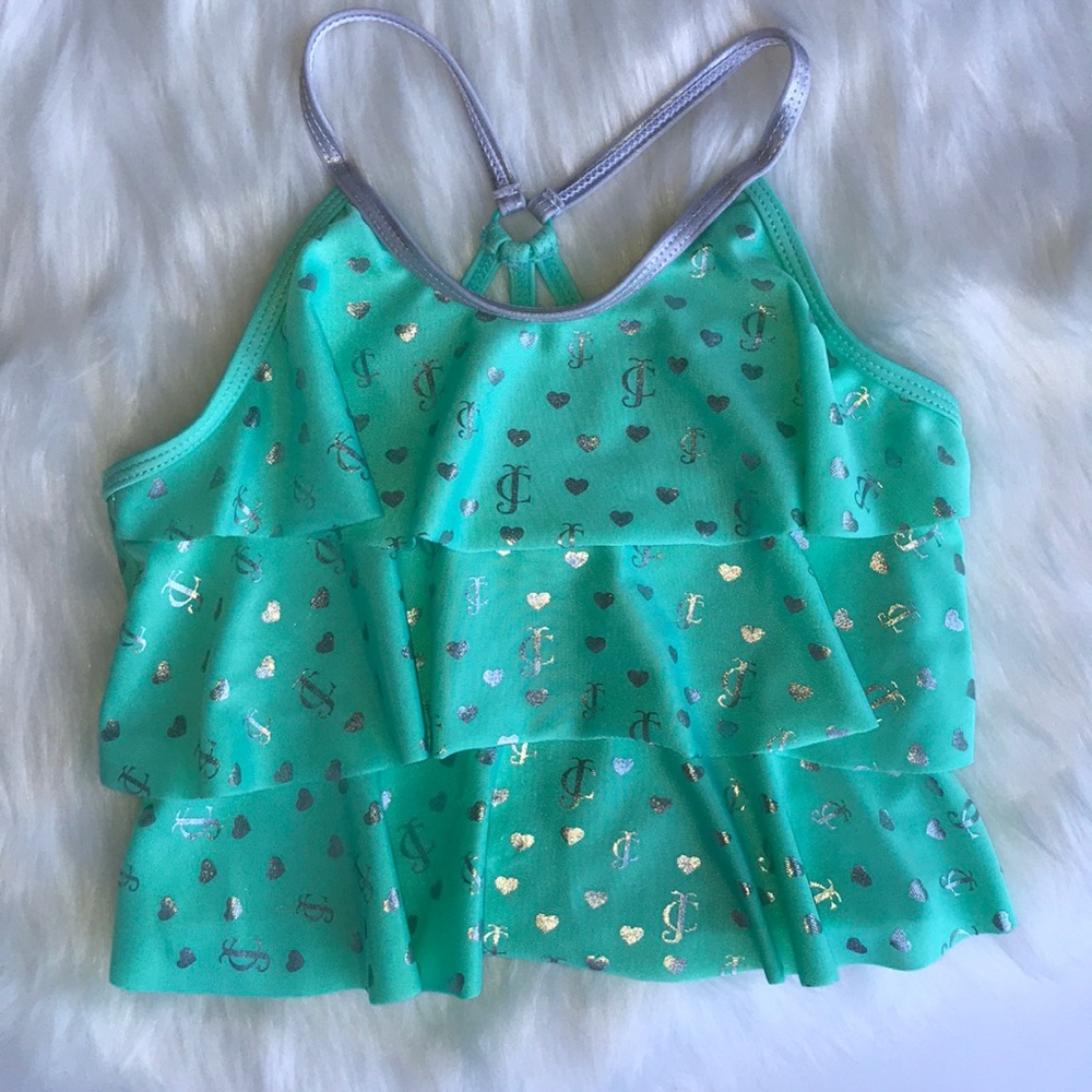 Juicy couture bikini swimsuit top 6Y